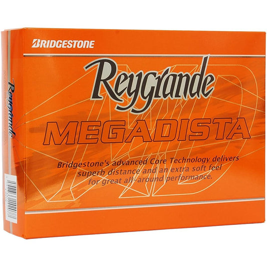BRIDGESTONE Golf Ball Reygrande Megadista 1 Dozen (12 Pieces) Orange