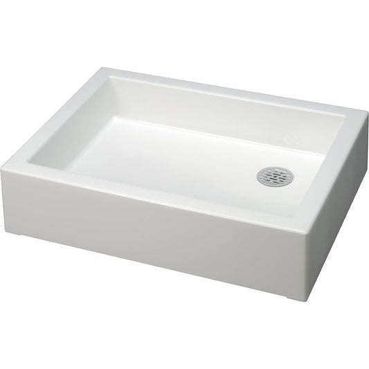 Maezawa Kasei Kogyo Faucet Pan Square Pan SP-USQ550 White
