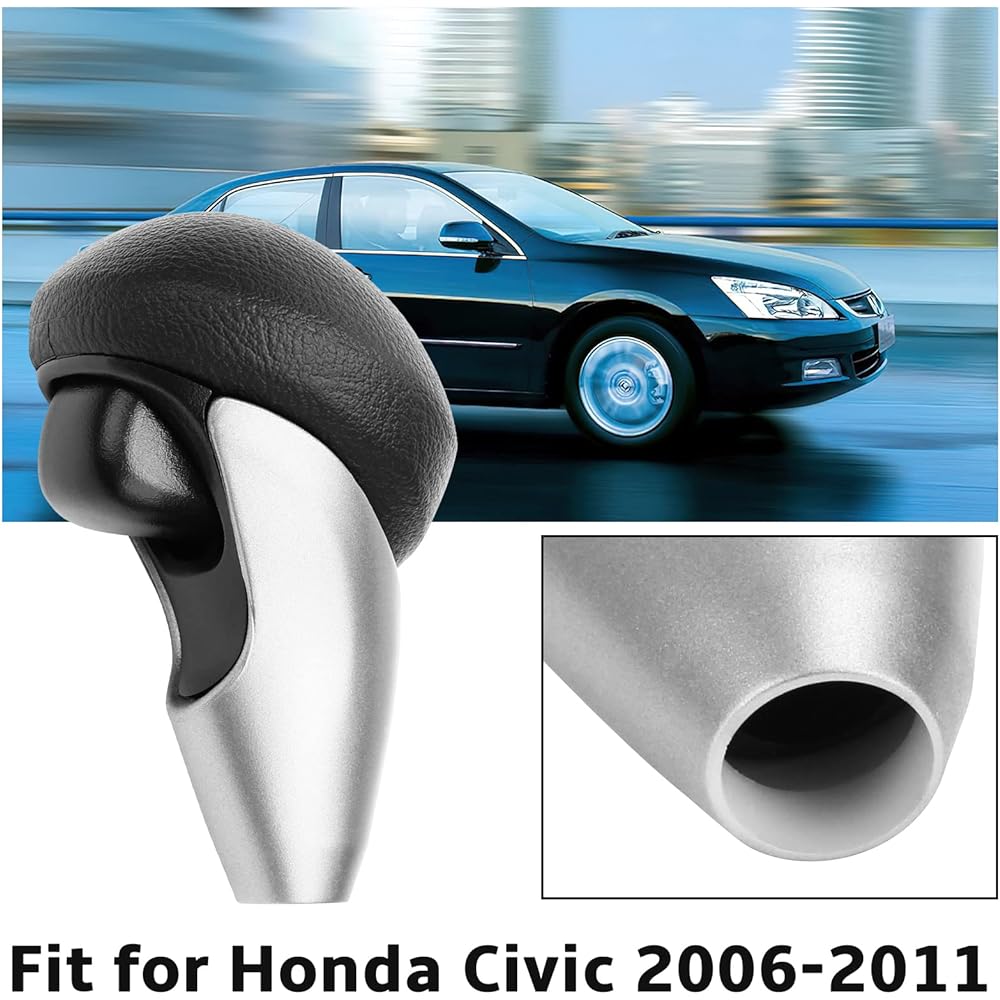 54130-SNA-A81 Cargias shift knob head lever ABS-Honda Civic 2006-2011 Gear Shift Nob Cover Interior Parts