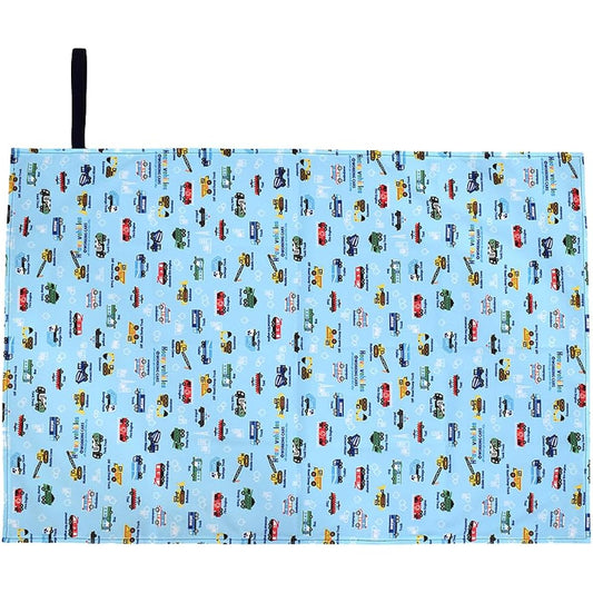 COLORFUL CANDY STYLE Leisure Sheet, Water Repellent, Lightweight Type, Car that works at full throttle, Water Repellent, Lightweight, Stain Resistant, Wrinkle Prevention, For Children, Compact, For Excursions, Sports Days, Boys, NM400800