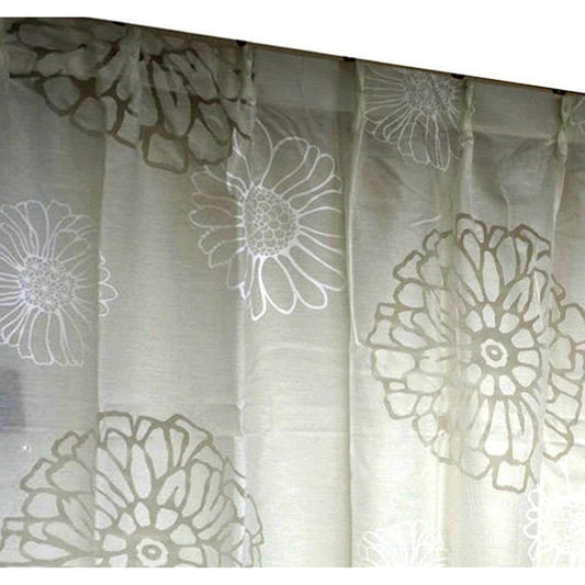 Arie Opal Processed Lace Curtain Angler Set of 2 100 x 223 cm White