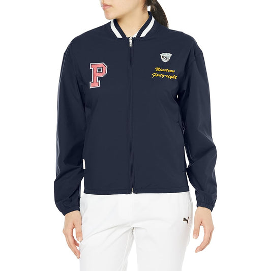 [PUMA] Golf Women's Wear [PUMA GOLF] Women's Full Zip Woven Blouson/622437 [Model worn by PUMA golf contract professional]