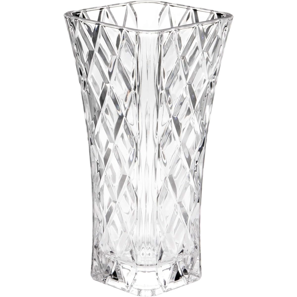 Toyo Sasaki Glass Flower Vase Clear Approx. 30 x 15.1 x 15.1 cm Vase Garnish Made in Japan P-26488-JAN 8 pieces