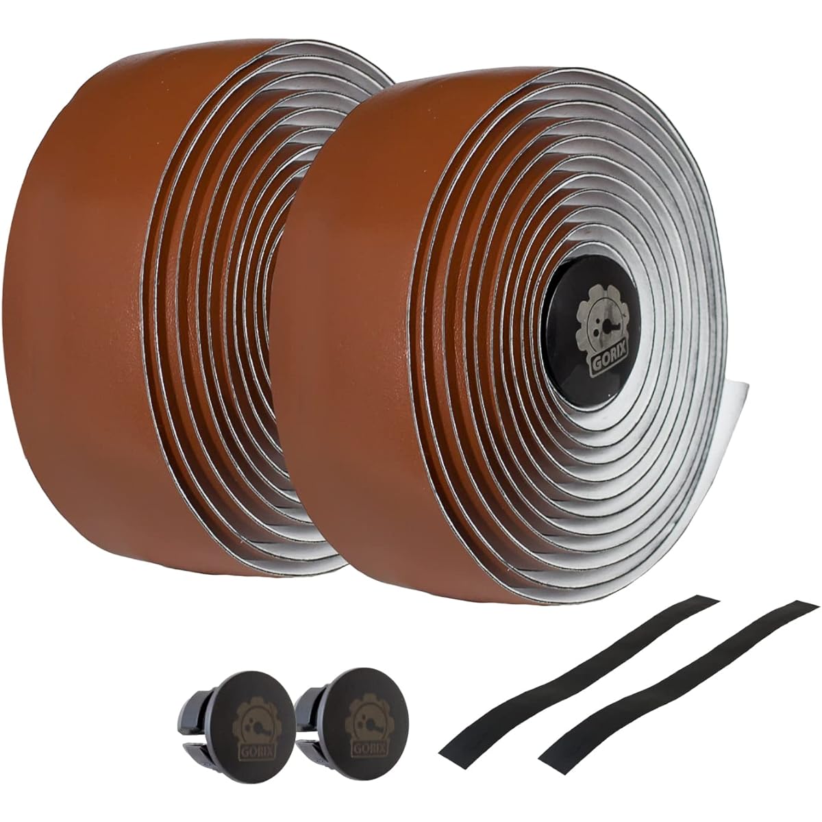 GORIX Bar Tape Bicycle Road Bike Leather Look (GX-GLB) Handlebar Tape Grip Tape Shock Absorption Stylish Bicycle Customization