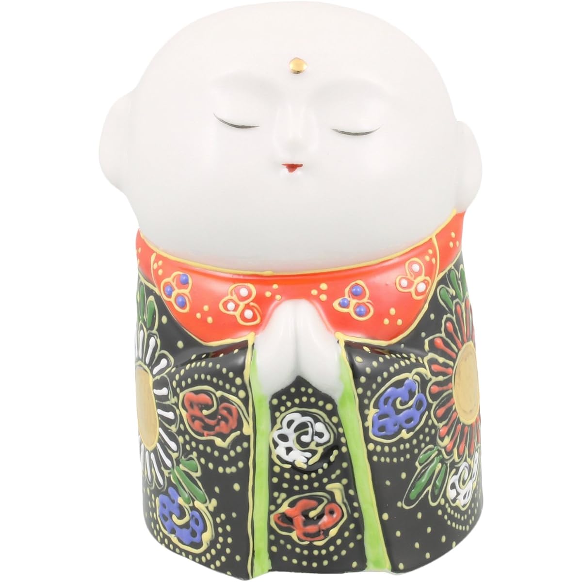 Kutani ware Fukujizo No. 3 Kuromori A-0016