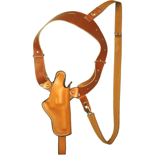 East.A Shoulder Holster Thumb Break Type Cowhide Leather Brown No.S231-BR For Revolver 2~3 inches