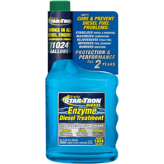Star Tron Enzyme Fuel Treatment - Super Concentrated Diesel Formula - 32 oz