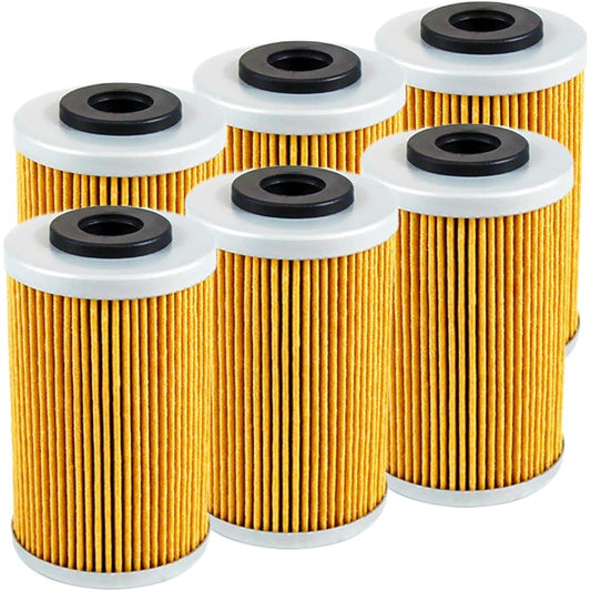 Motorcycle Oil Filter Polaris Outlaw MXR 450 08-09 525 IRS 07-10 Hus/qvarna Vitpilen 401 18-19 701 Enduro Supermoto 16-19 (Color : 6pcs-yellow)