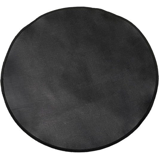 [Cicogna] Bonfire Sheet, Round Sputter Sheet, Bonfire, Heat Resistant, Fireproof Sheet, Outdoor BBQ, Barbecue, Wood Stove, Fiberglass, Black, Round
