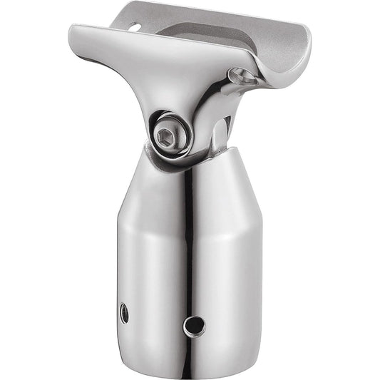 Matsuroku Handrail Component BAUHAUS 32 Stainless Aqua Rail Swivel Joint for Pillar AQ-18MI Mirror Finish