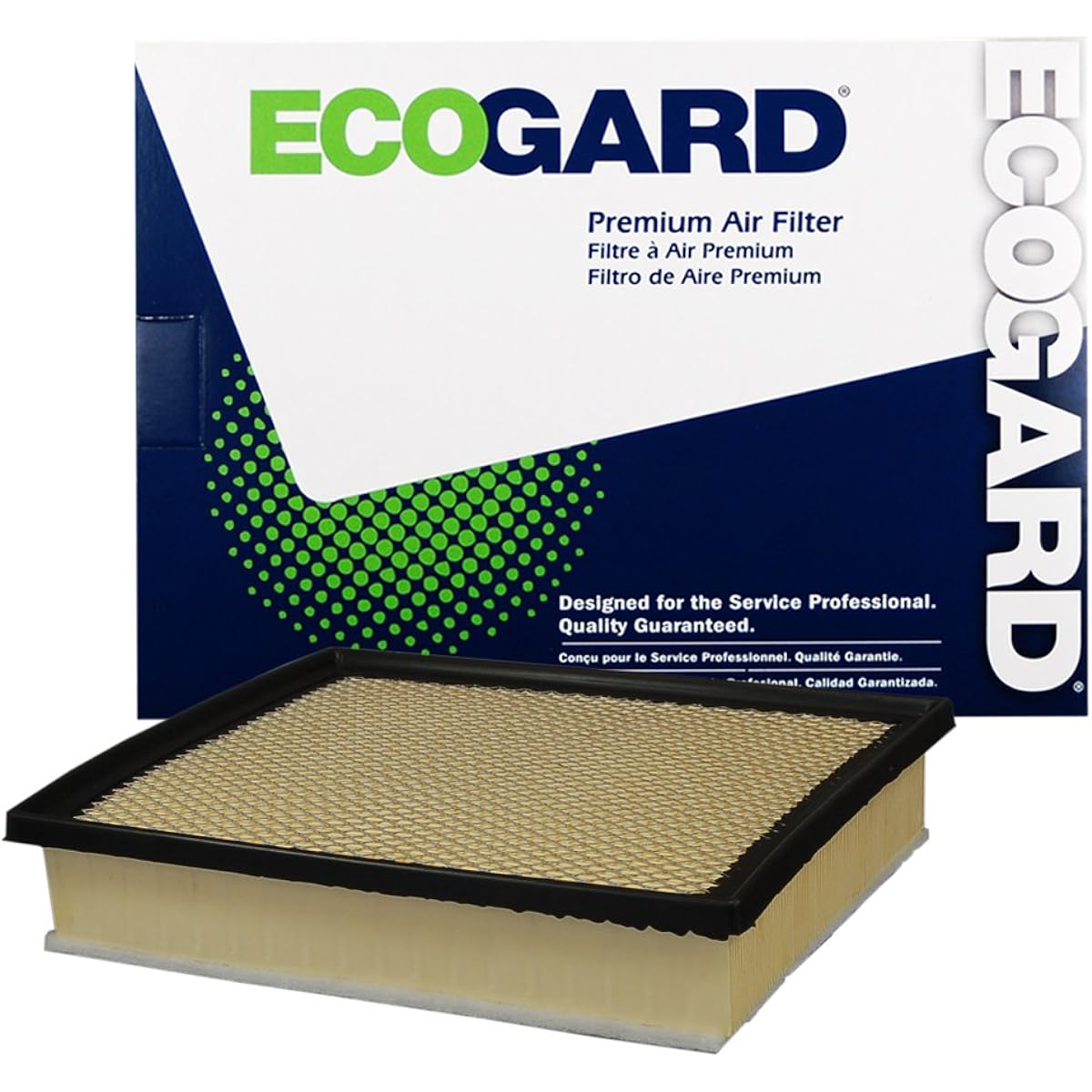 ECOGARD XA10242 Premium Engine Air Filter Toyota Takoma 3.5L 2016-2019, Tandra 5.7L 2014-2020, Tandra 4.6L 2014-2019, Sequoia 5.7L 2014-2020
