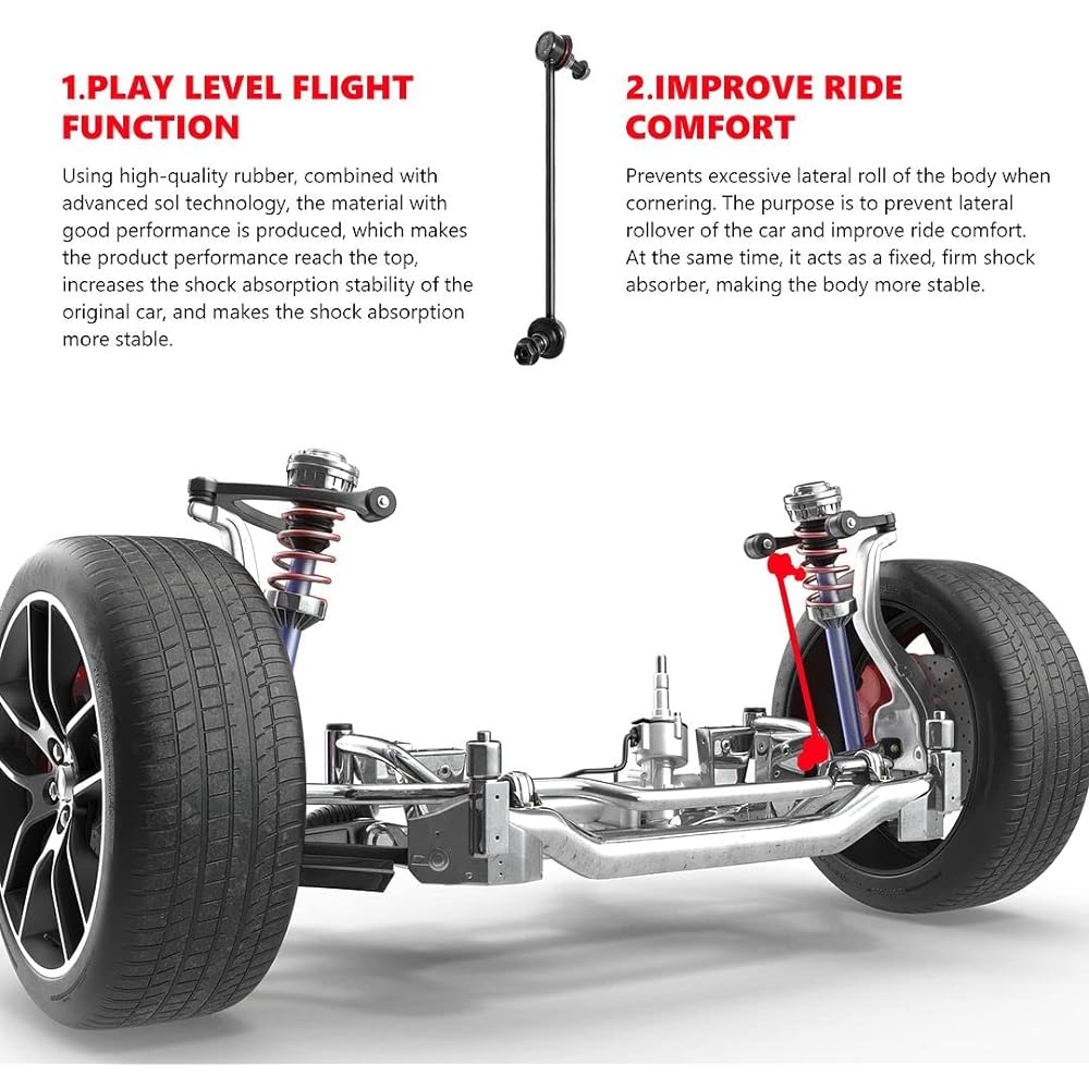 TOVASTY Front Suspension Stabilizer Swaber Link Kit 2 KIA SORENTO 2011-2013 SK0746
