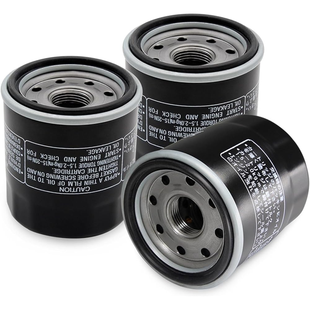 Motorcycle Oil Filter K/awasa-ki Vulcan S EN 500 650 ER500 ER5 ER6F ER6N Ninja EX 300 400 500 650 EX500R EX650R GPZ500S (Color: 3pcs)