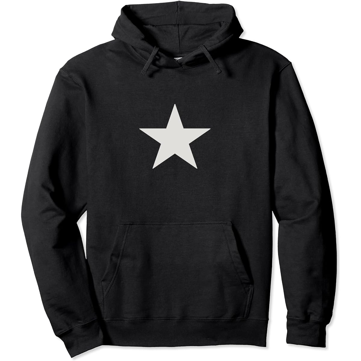 Star Men's Women's Hooded Sweatshirt Stylish Cool Cute Rock Black Spring Autumn Winter Stella Pullover Parka