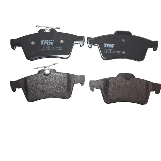 TRW BRAKE PADS REAR LEFT AND RIGHT SET FOR VOLVO V50 gdb1621