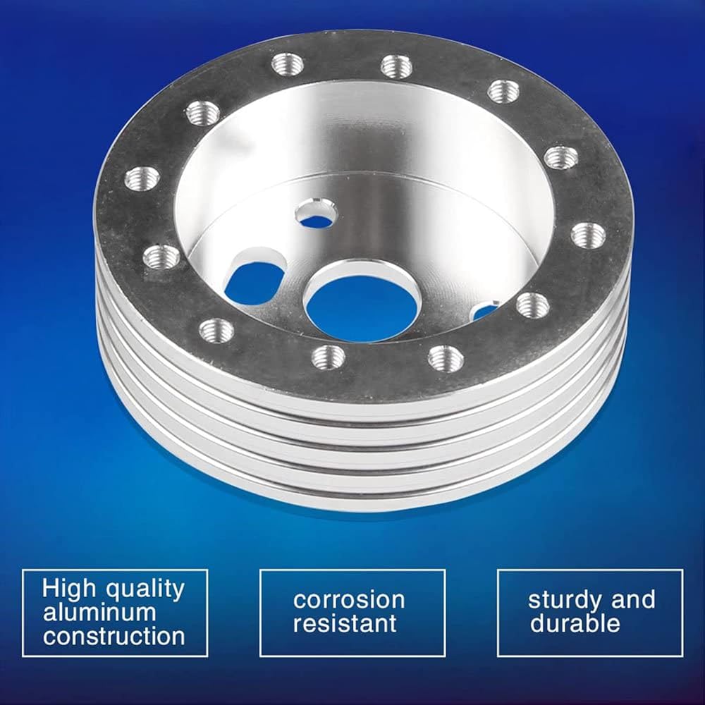RuiEn 6 Hole Steering Wheel for 0.5 Hub Grant APC3 Hole adaputa-bosukitto
