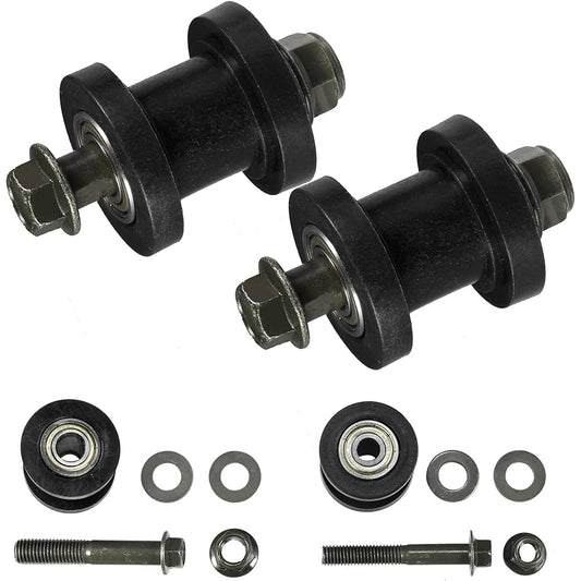 HTBCCHB 8mm and 10mm Chain Roller Pulley Tensioner Wheel Guide Motorcycle Mini Bike ATV 125cc 140cc 160cc SSR XR125 CRF50 KLX110 Pit Star Pit Dirt Bike Parts (Black)