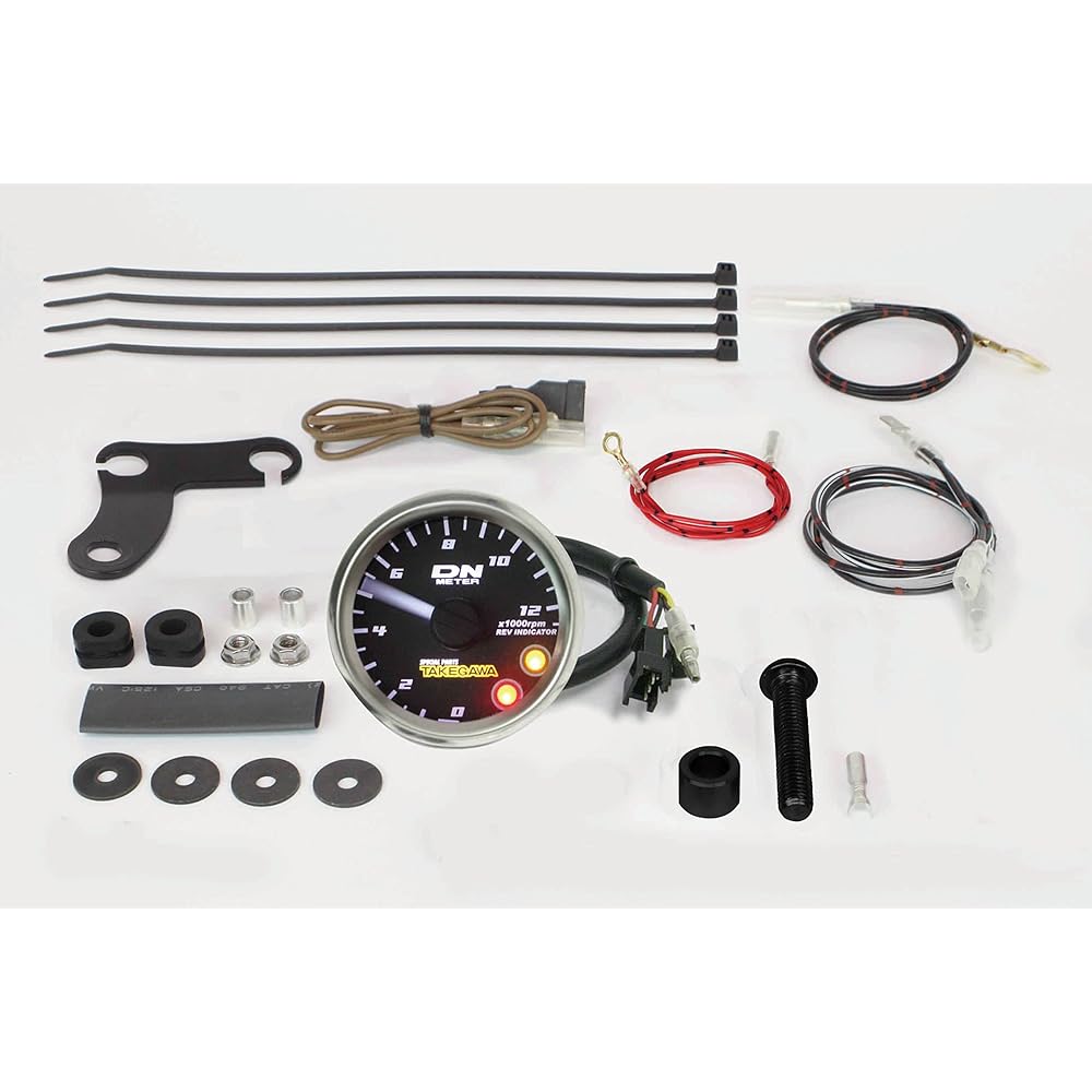 Special parts TAKEGAWA φ48 small DN tachometer 12500RPM with rev indicator Rebel 250 (MC49)/500 (PC60) 05-05-0121