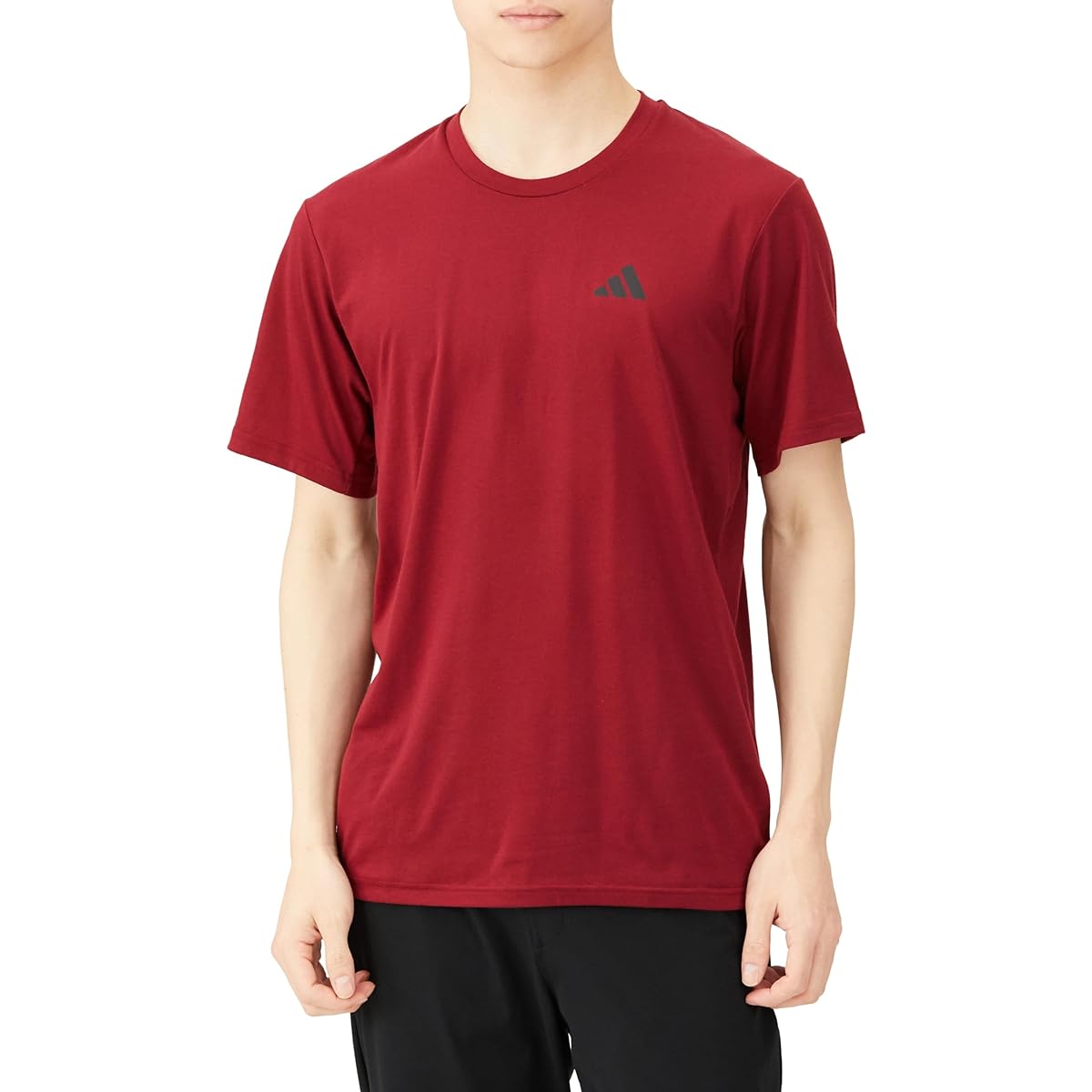 Adidas QY264 Men's Short Sleeve T-Shirt Train Essentials Feelready Training
