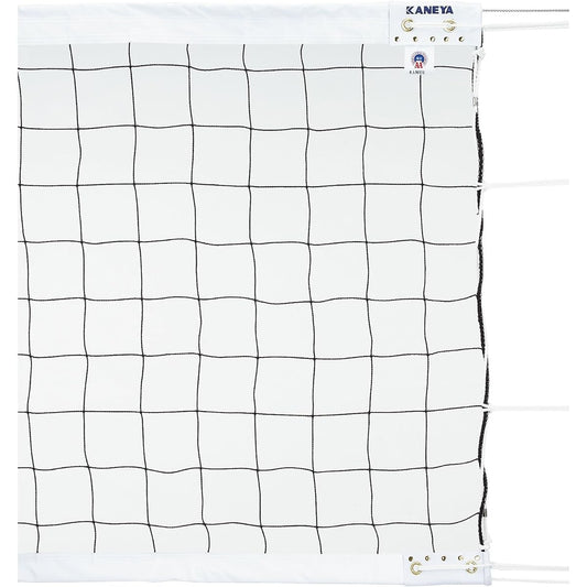 KANEYA New standard 6-person volleyball net with upper and lower white belts PE60DY K-1861DY