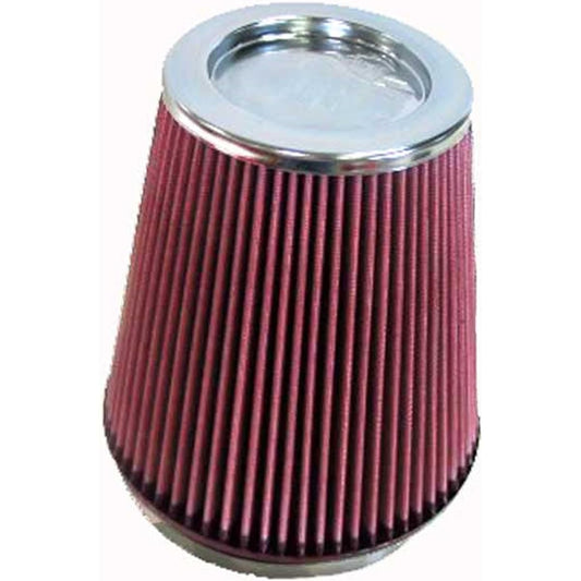 K & N Universal Clamp On air filter high performance, premium, cleaning, replacement engine filter: Flange diameter: 6 inches, 8 inch height: 1 inch length, shape: Round taper, RF-1020.