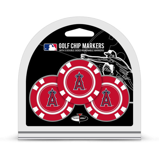 MLB Los Angeles Angels Golf Chip Ball Marker Pack of 3
