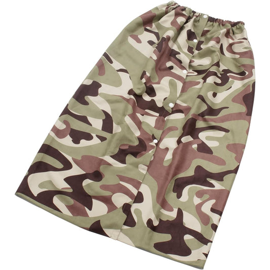 Smooth and dry patterned towel 83cm x 125cm [2023 SS model] Paisley camouflage houndstooth *Back side: white