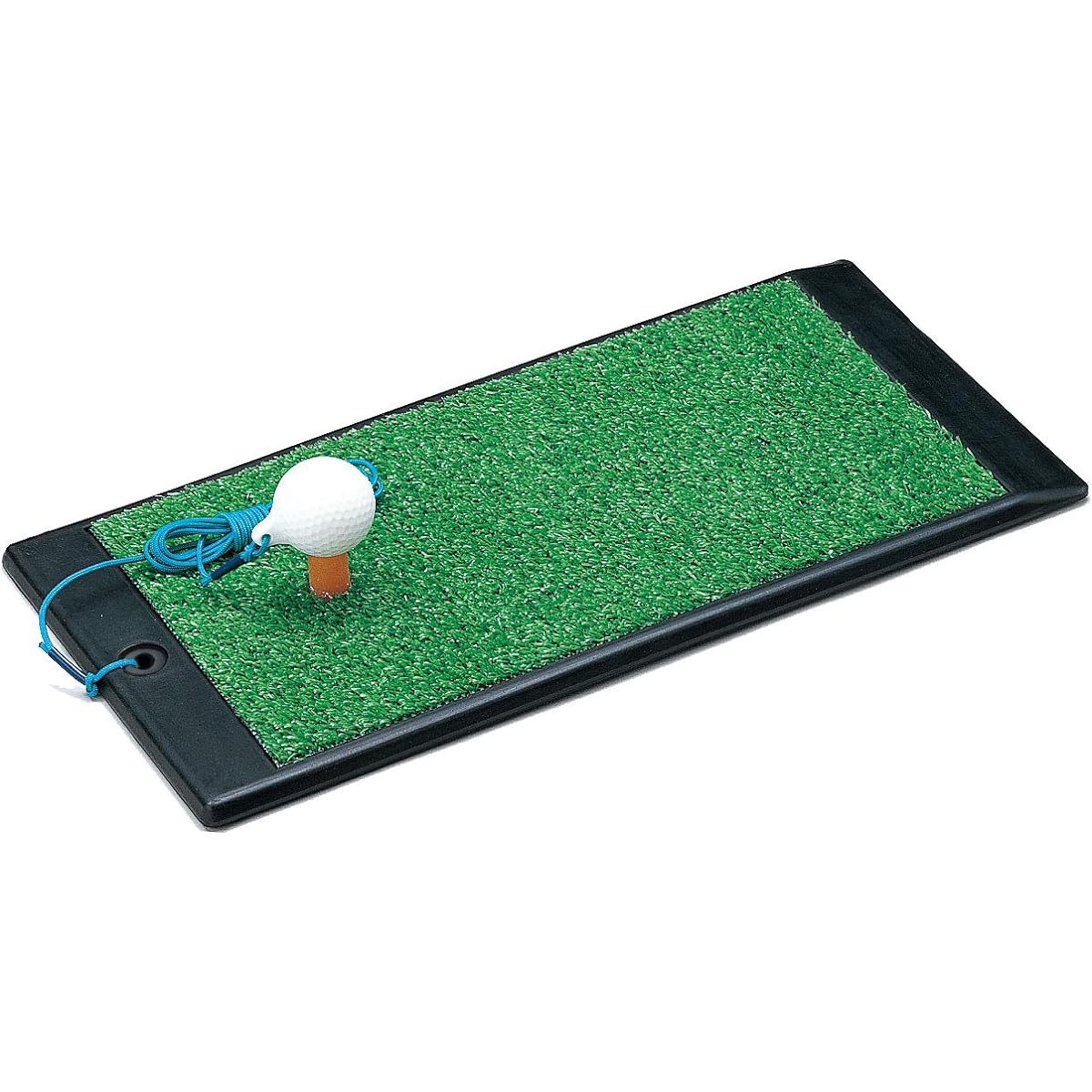 Tabata Golf Shot Mat, Golf Practice Mat, Puncher with Rubber Sponge, Wood Only