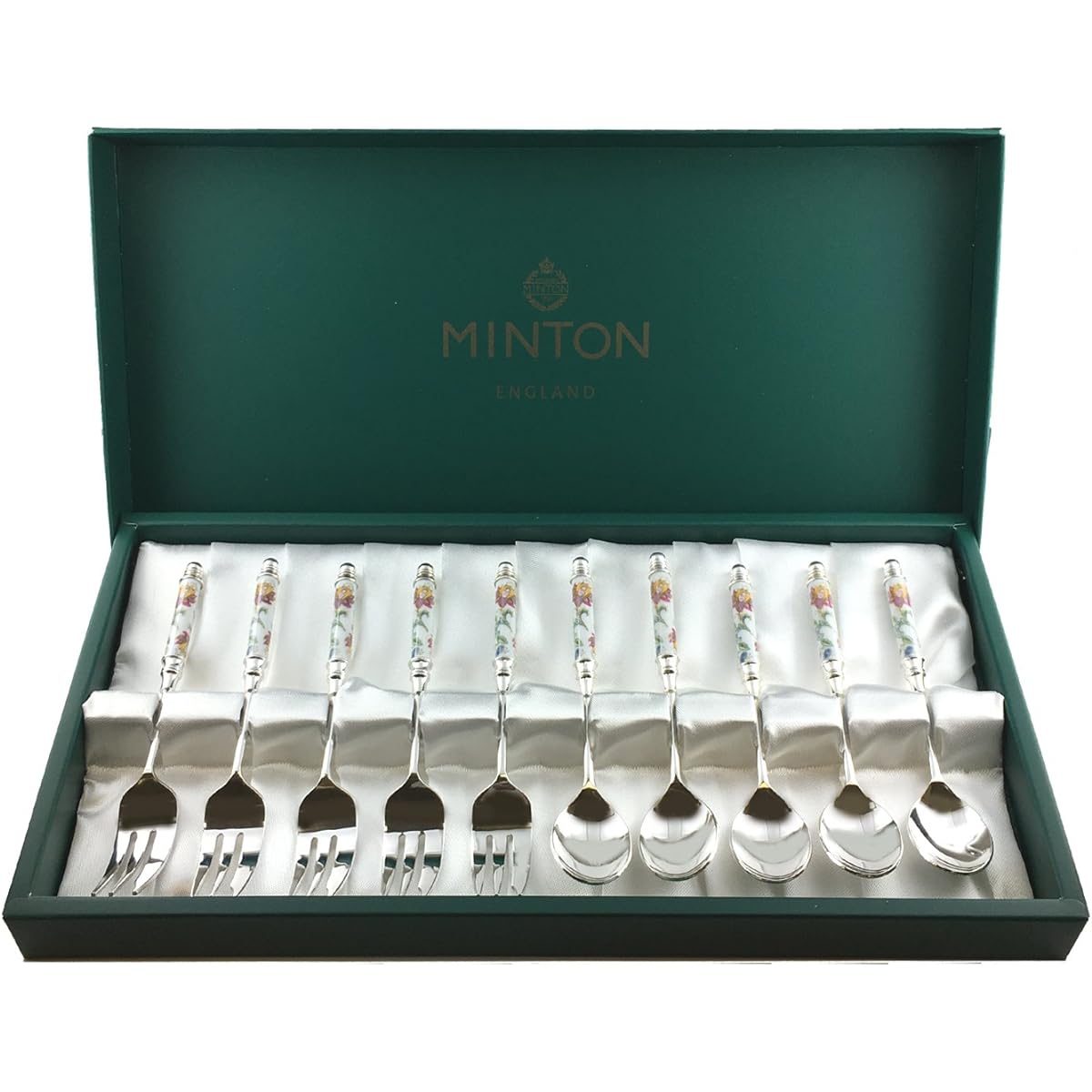 MINTON Haddon Hall (Short Handle) Teaspoon/Cake Fork 10pcs.Set Silver Specification HH004S