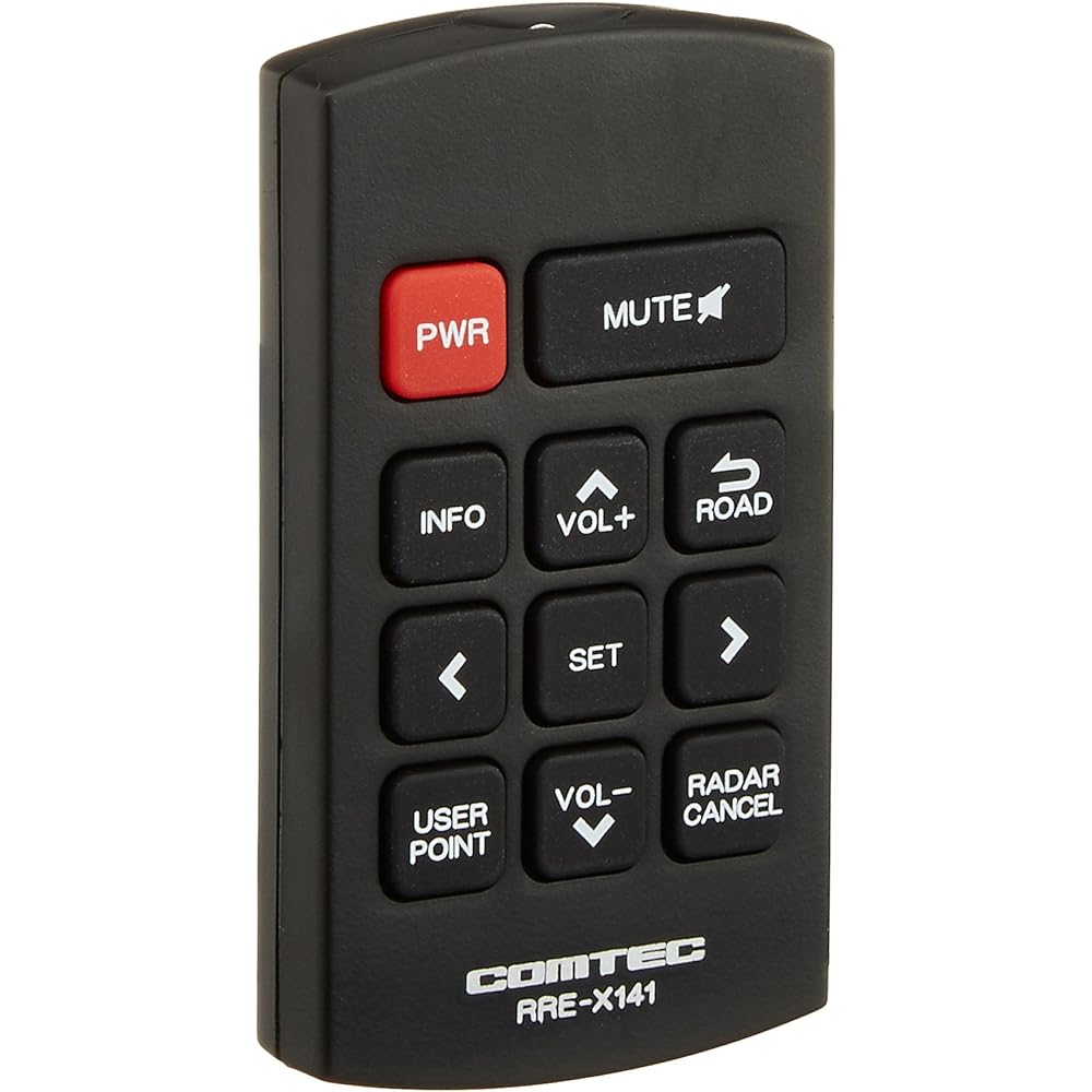 Comtec Radar Detector 3.2 inch LCD / G sensor equipped, touch panel compatible ZERO700V (remote control included)