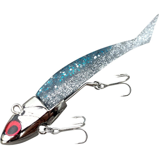 COREMAN Worm VJ-16 Vibration Jig Head #059 Silver Chrome Head + Inakko.