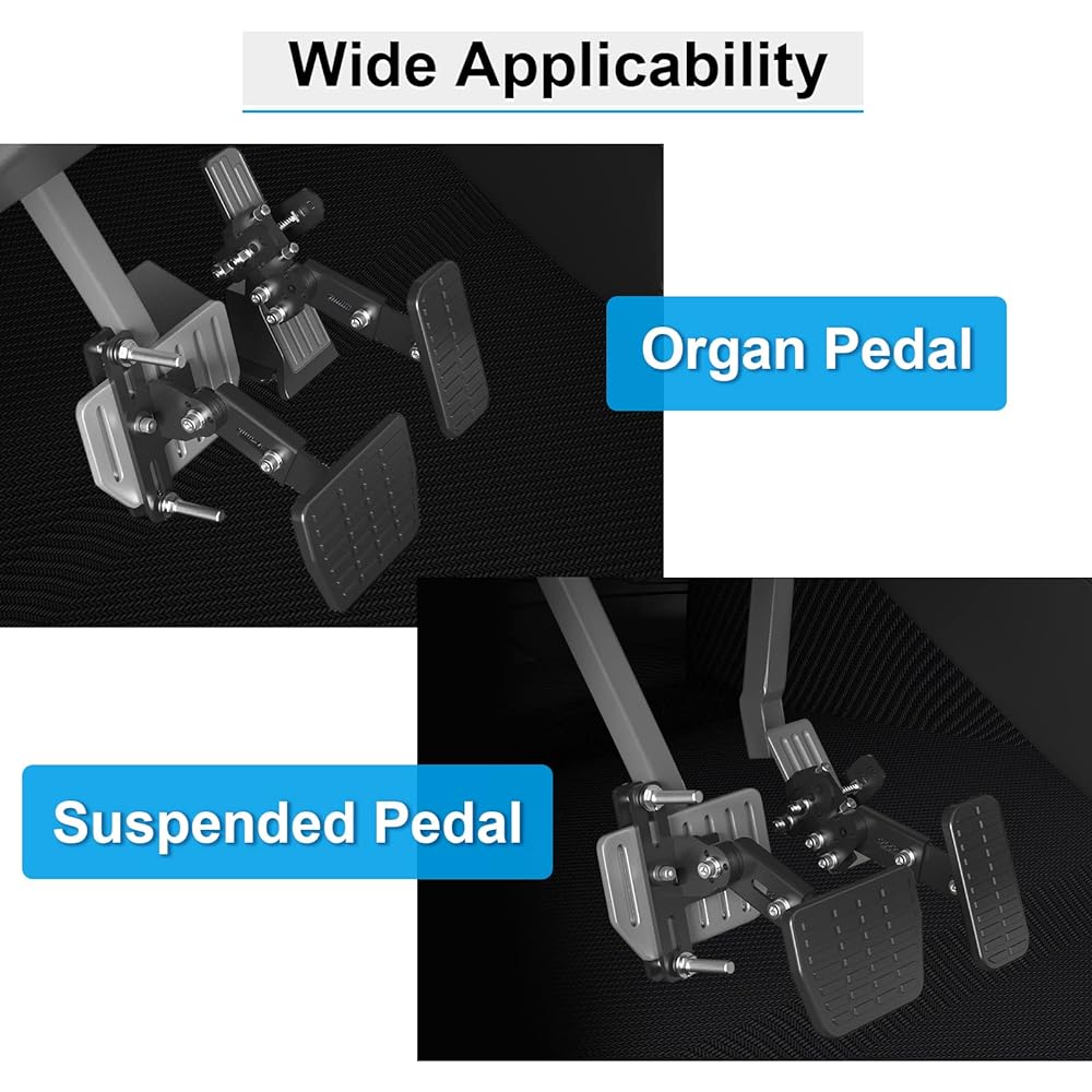 DRIFEEZ Gas Brake Pedal Pedal Executive Short Driver A person who drives a go-kart toy length and angle adjustable automotive brake accelerator pedal (version DF-YCQ200)