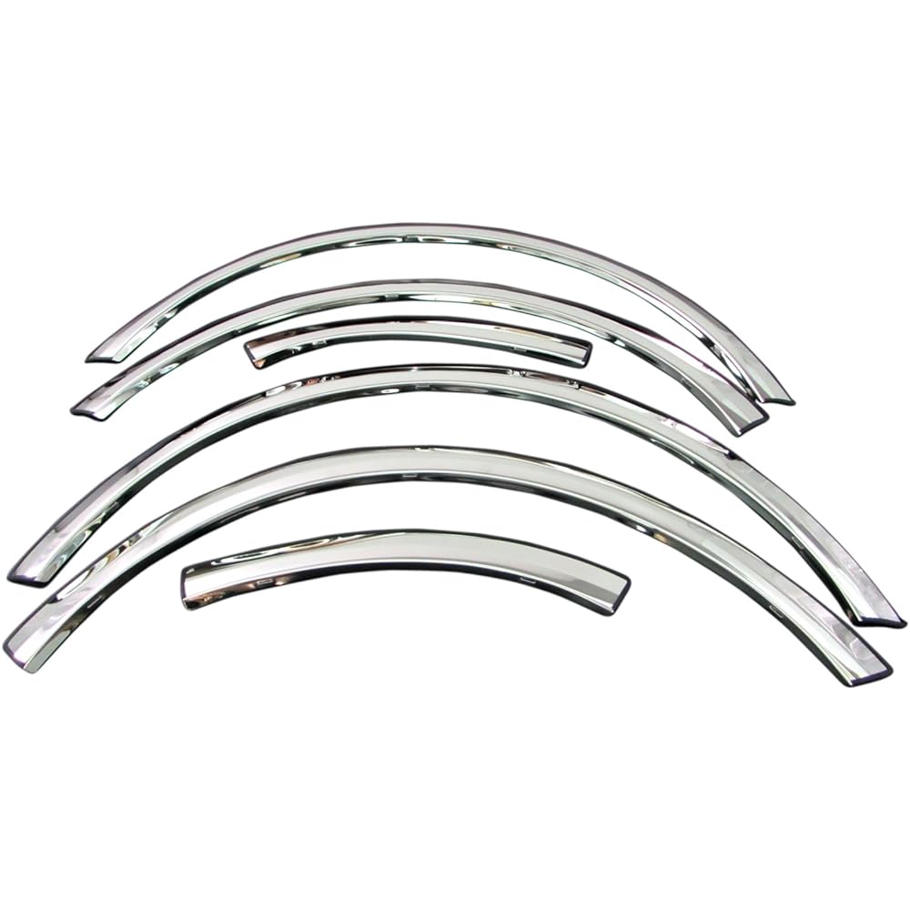 BRIGHTZ Hiace 200 Super Mirror Stainless Plated Fender Trim 6PC [FEN-TRIM-013] Type I Type II Type III Type IV Type V Type VI Type VII Type 1 Type 2 Type 3 Type 4 Type 5 Type 6 Type 7 Type