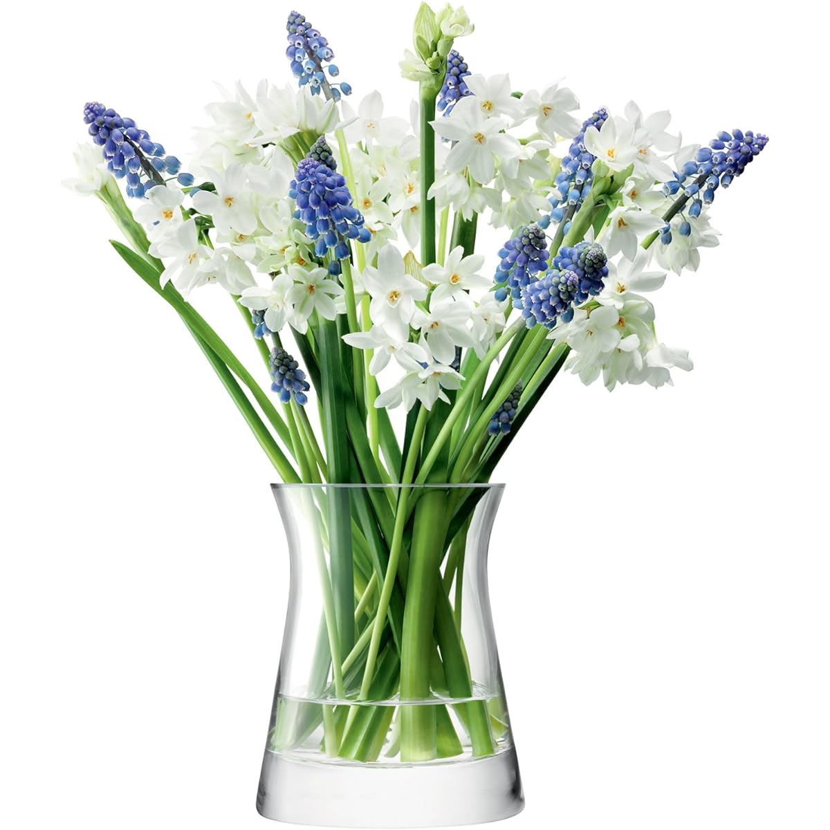 LSA Flower Vase GARDEN POSY Clear Height 13cm FLOWER G602-13-301