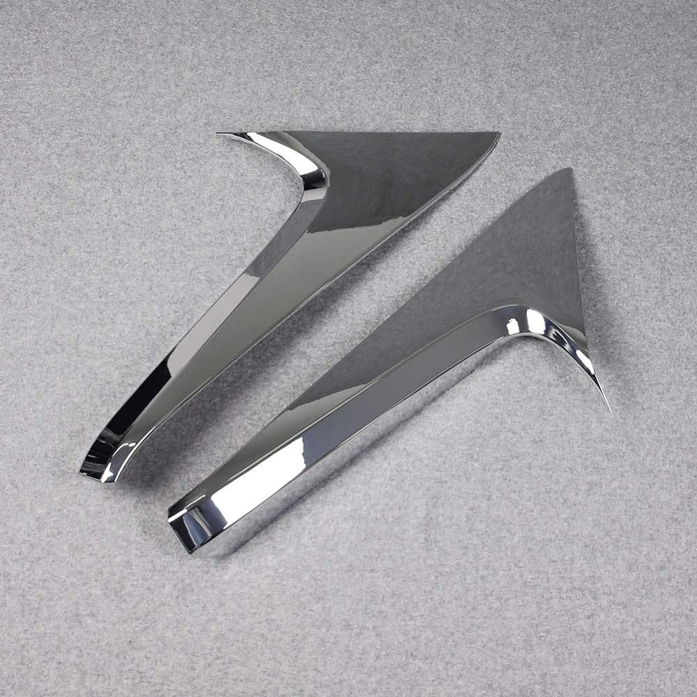 RUIQ Toyota New RAV4 Fifth Generation Exterior Parts Rear Hatch Side Pillar Panel Left and Right Set Side Molding Plating Garnish Dress Up Custom Parts Designed for TOYOTA RAV4 (Chrome Plated)