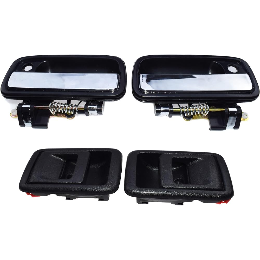 Car Parts Black Chrome Toyota Takoma 1995-2004 For Front left and right drivers & amplifiers. Exterior of the crew and outside the car and the inside of the car (color: 2001-2004-01)