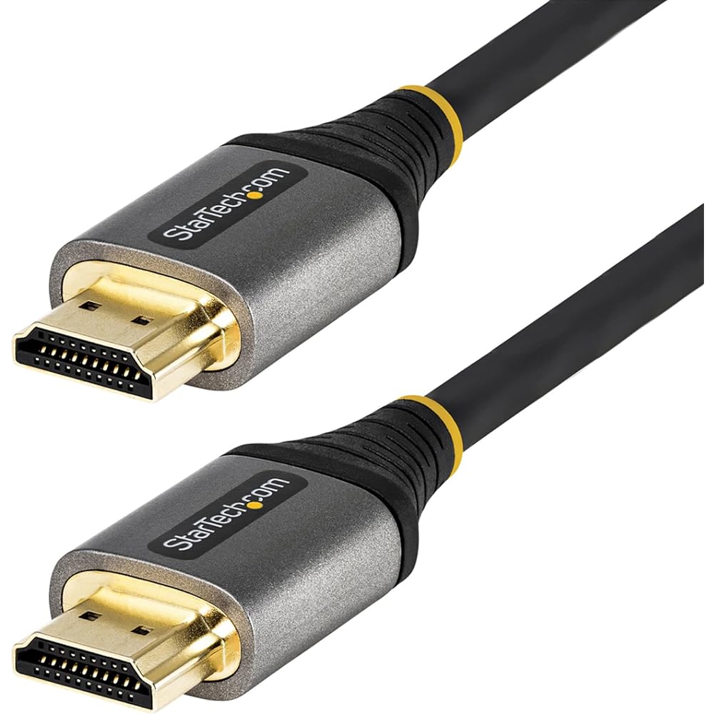 StarTech.com HDMI 2.0 Cable/2m/4K60Hz/Premium Certification/HDR10/Black
