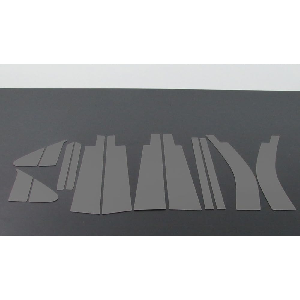 BRIGHTZ Wagon R Stingray MH23S Super Mirror Stainless Steel Black Plated Pillar Panel Visor Useful 14PC [PIL-BLA-383] MH MH23 H23 23 Wagon R Owl Stingray Stingray Stingray Stingray Stingray 29778