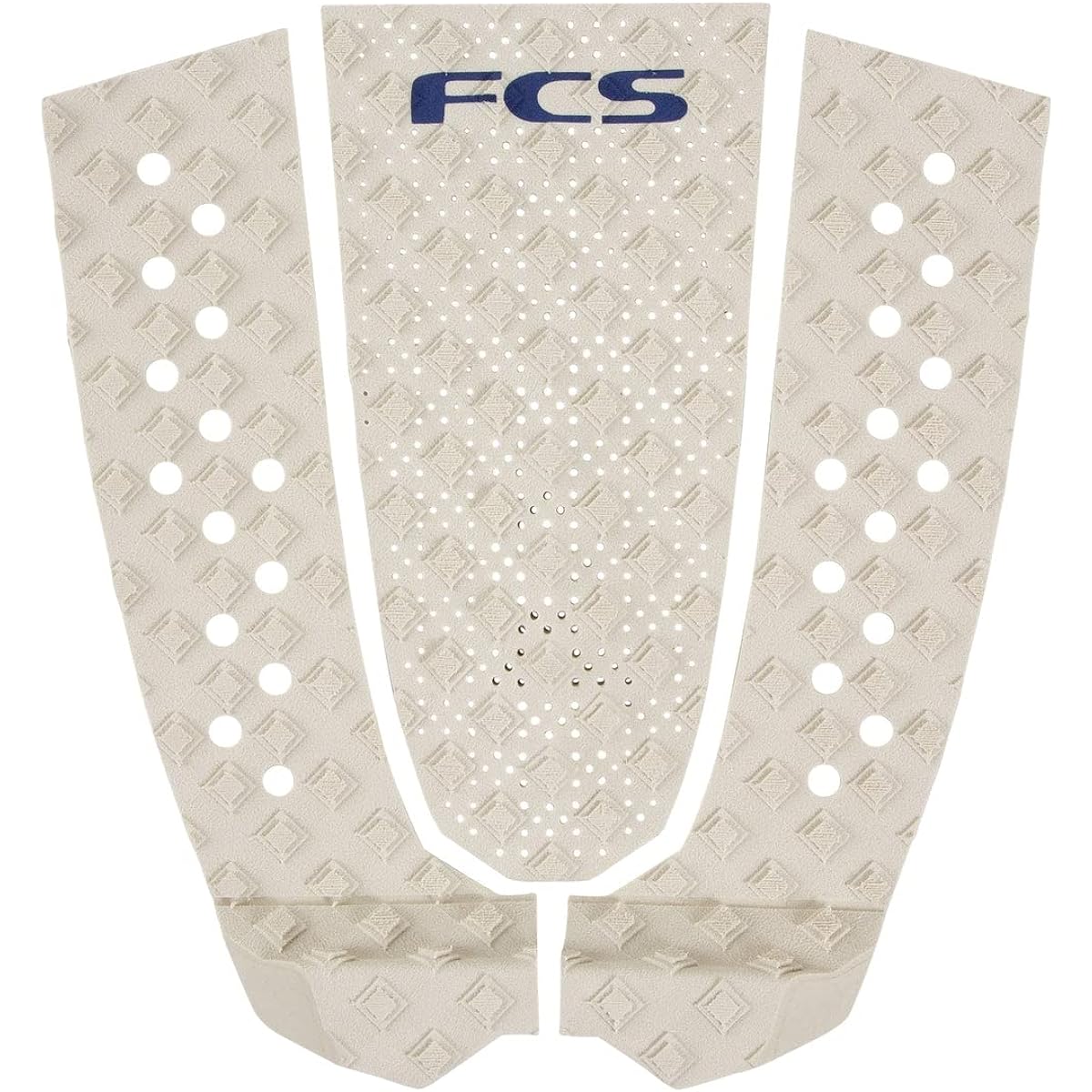 [2023 NEW model] Deck pad for short boards FCS T-3 (EcoBlend)_3 pieces_WARM-GREY