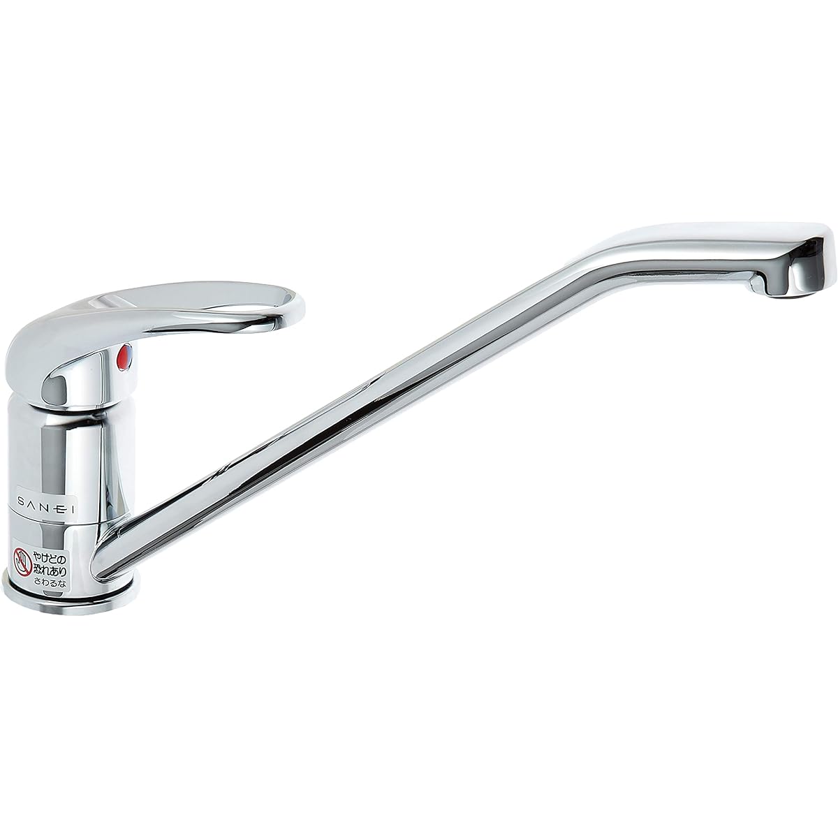 SANEI Single One Hole Mixing Faucet for Kitchen, Foaming Water Discharge, Bolt Type Installation K87110JV-13