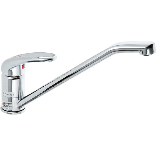 SANEI Single One Hole Mixing Faucet for Kitchen, Foaming Water Discharge, Bolt Type Installation K87110JV-13