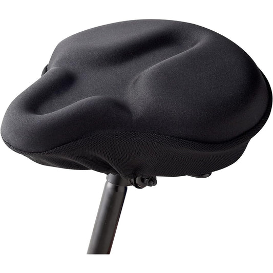 [Ernest] Bicycle Saddle Cover, Extra Thick Cushion, Shock Absorption, Breathable, Easy Installation (Saddle Cover That Will Prevent Butt Pain), Brand Used by Major Restaurants, Black A-77836