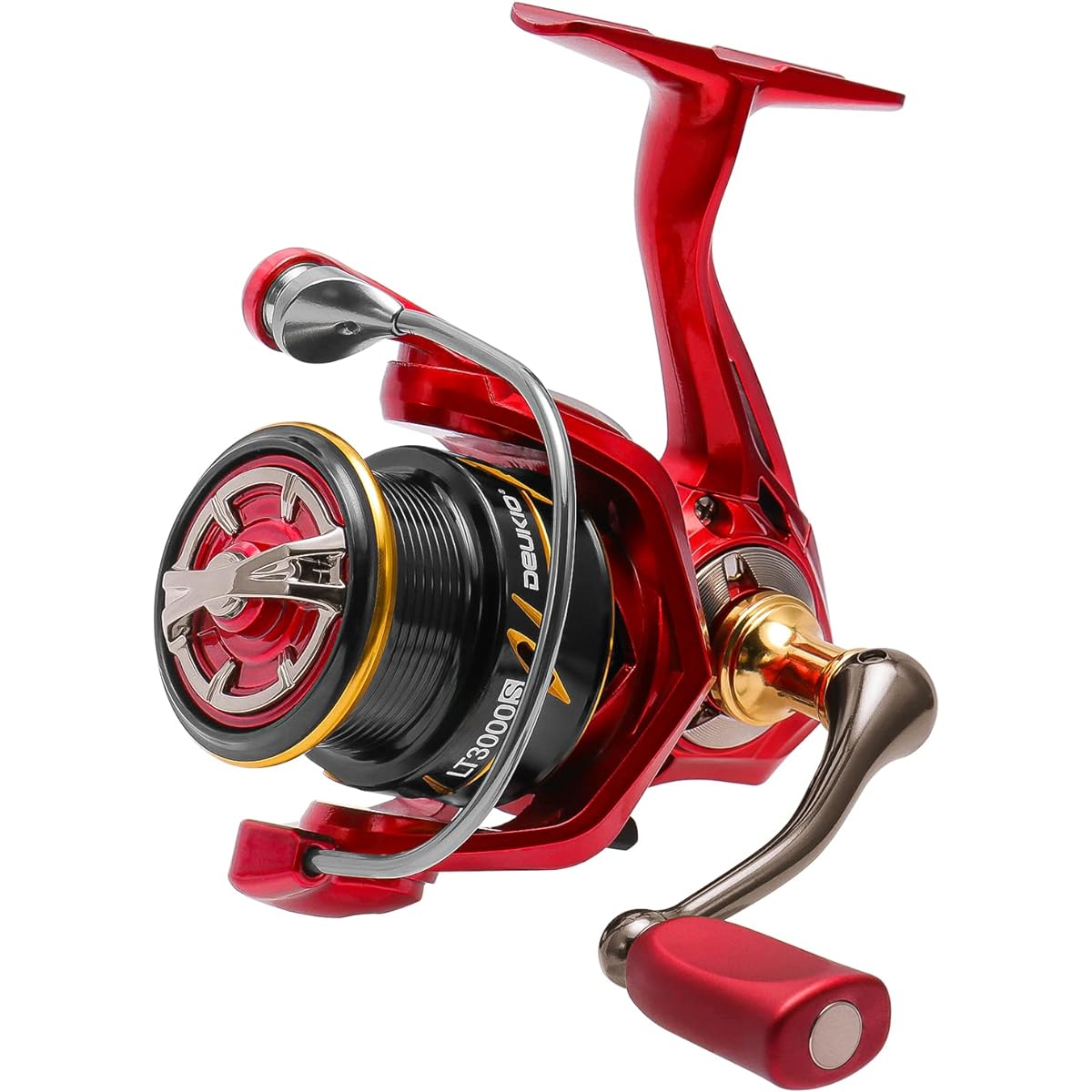 Spinning reel No. 3000 Lightweight Maximum drag force 8Kg Left and right interchangeable handles Can be used for embankment fishing, cast fishing, and lure fishing Versatile fishing reel Ideal for Sabiki, sea bass, and parent squid fishing Reel Suitable