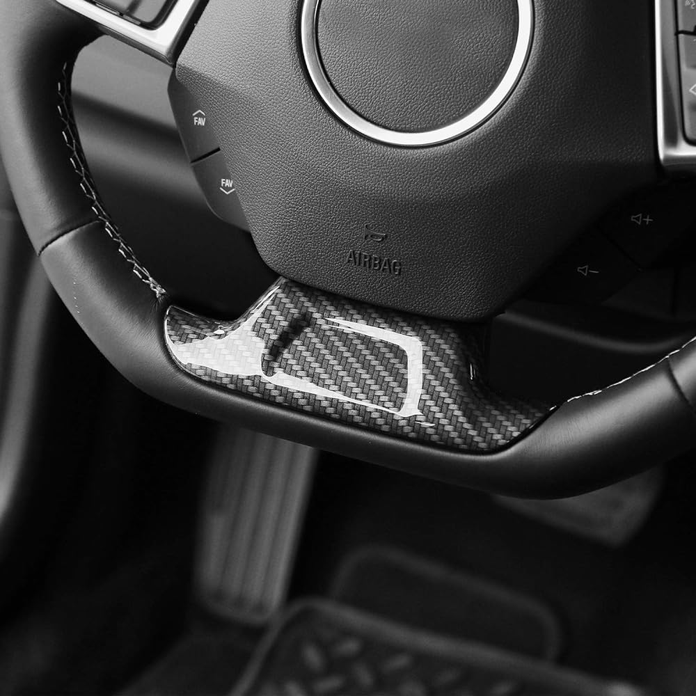 Camaro Accessories Hand Trim Decorative Cover Chevrolet Camaro for 2017 (1 Carbon Fiber Grain)