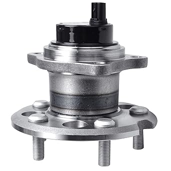 DETROIT AXLE -512280 pair (2) rear wheel hub and bearing assembly replacement 2004-2010 Toyota Siena FWD 5 Bolt ABS -Set of 2