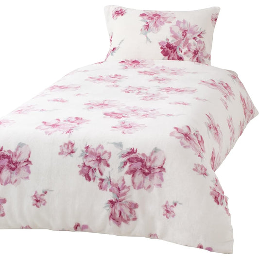 Francfranc WARMY Furral Duvet Cover Double Pink