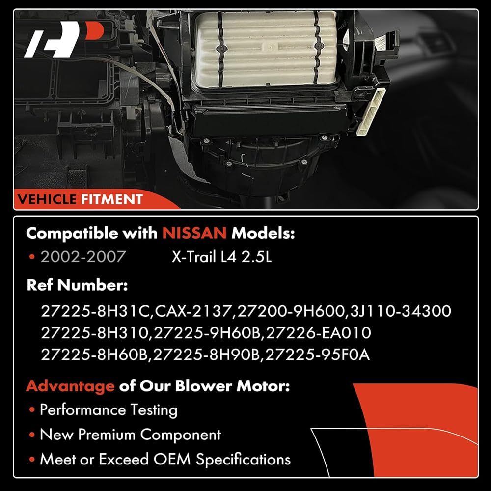 A-PREMIUM Blower Motor Nissan X-TRAIL 2001-2013 Maxima 1997-2003