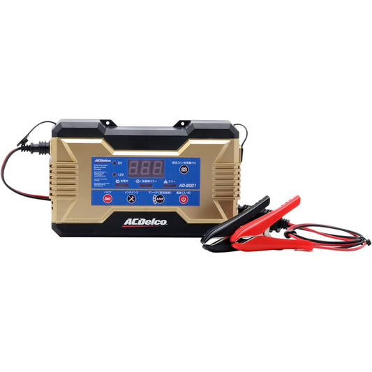 ACDelco Pulse & Microcomputer Control Fully Automatic Battery Charger 6V/12V Common AD-2001
