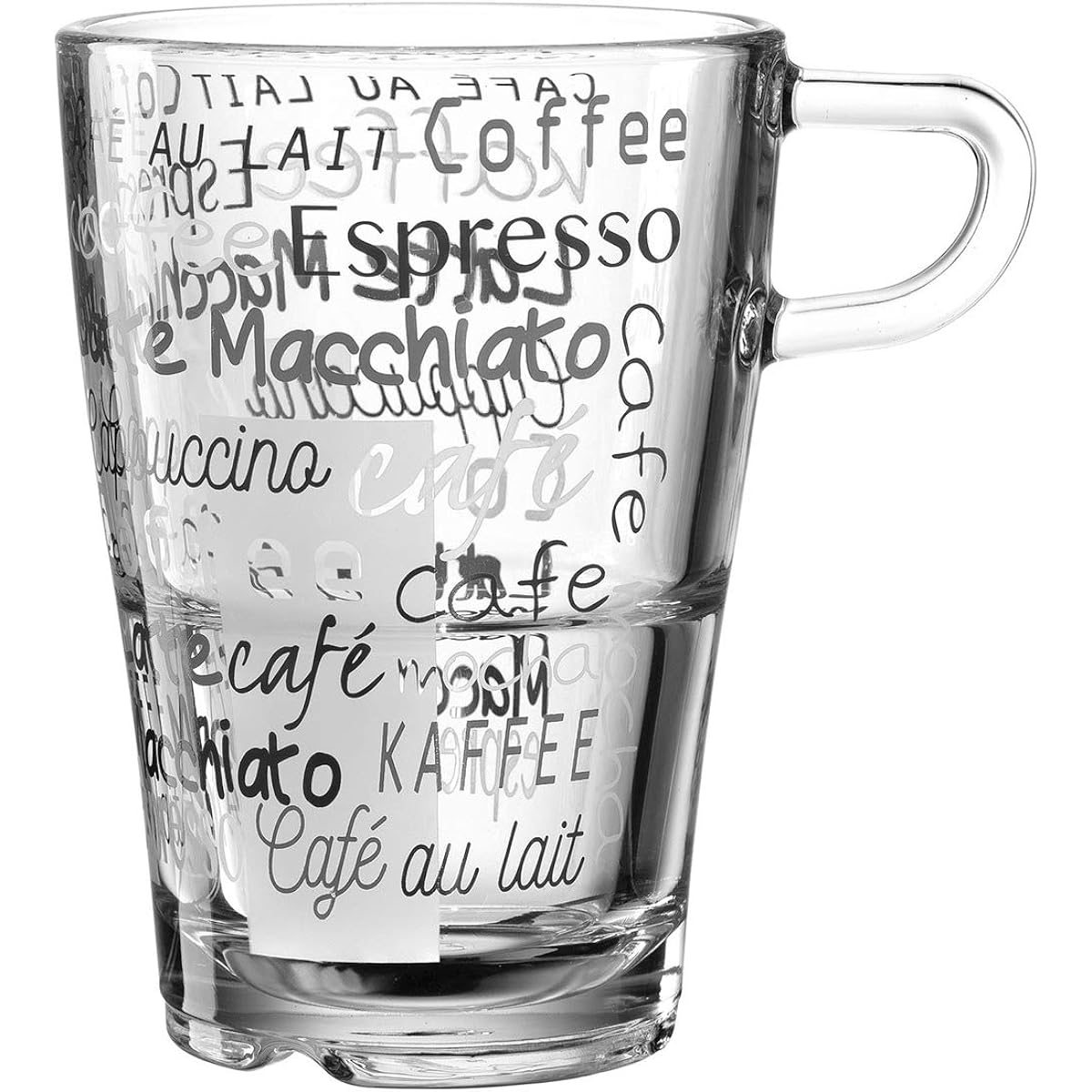 LEONARD Latte Macchiato Cup Set of 6 350ml Senso Café 023997