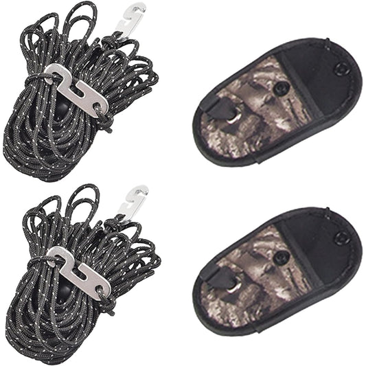 Felimoa Washing Rope Portable Laundry Rope Outdoor Camping Laundry Hanging Set of 2